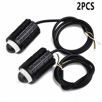 Motorrad Scheinwerfer Nebellampe Spot Light Gelb Weiß Dual Farbe Wasserdicht