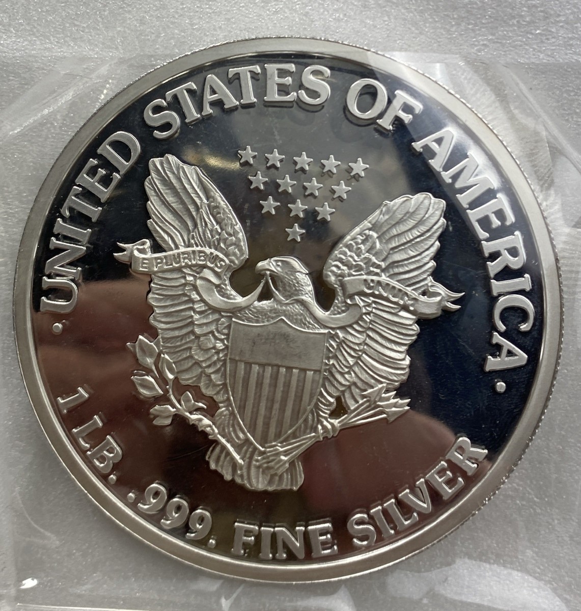 One Troy Pound Walking Liberty Silver Round Rare .999 Fine Silver