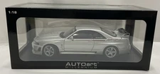 AUTOart Millennium 1:18 Nissan Skyline GT-R R33 NISMO Silver w/ Stripes  #77326