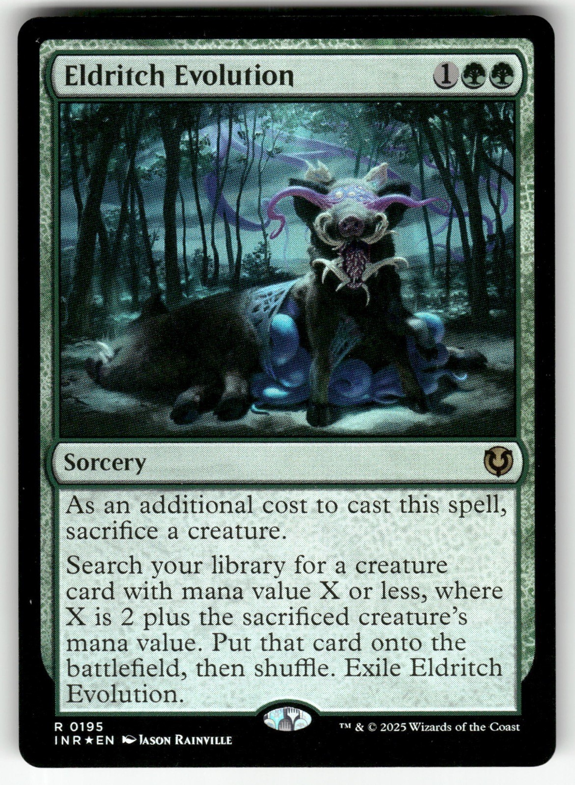 Eldritch Evolution (FOIL) 195 Rare Innistrad Remastered Magic: The Gathering NM