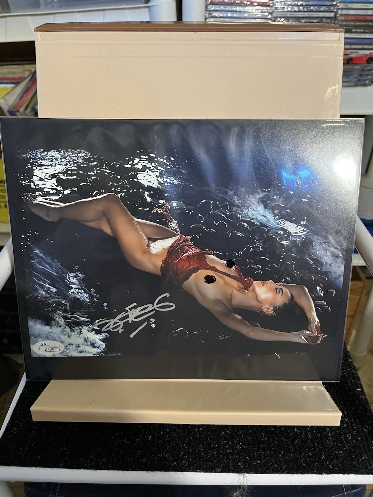 BAI LING SEXY SIGNED 8x10 PHOTO AUTOGRAPHED JSA COA **FREE SHIPPING **