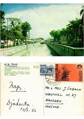 CPM Kali Tjiliwung Antara Djalan Hajam Wuruk INDONESIEN (730201)
