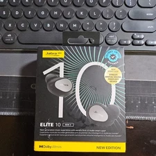 Jabra Elite 10 Gen 2 Wireless Earbuds 100-99282900-99 Titanium Black