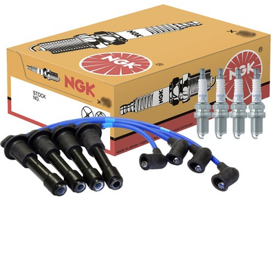 #ad Tune Up Kit NGK Engine Motor Spark Plugs Ignition Wire Cable Set for Mazda Miata $84.95