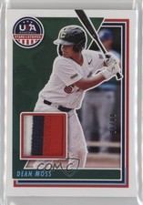2022 Panini USA Baseball Stars & Stripes Materials Holo Blue 8/10 Dean Moss 14ij