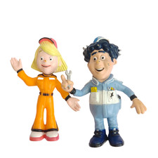 Roary The Racing Car BIG CHRIS and Marsha Figures