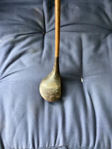 Antique Hickory Wood Shaft Wilsonian Brassie Golf Club