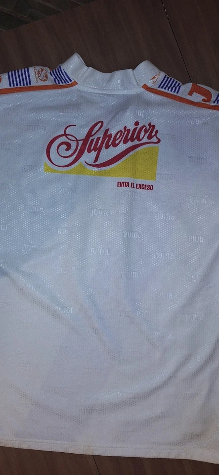 "Jersey Puebla FC La Franja 1996/97 Joma Local XL Vintage Volkswagen TAESA FMF" Foto 2 de 4