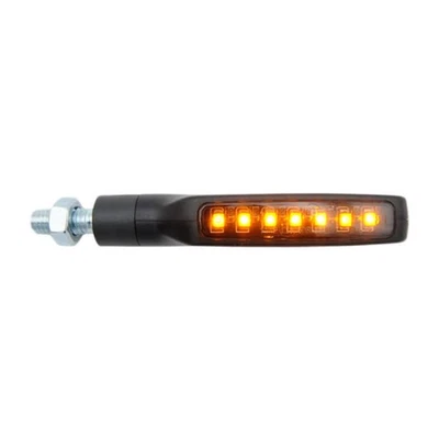 Frecce Séquenti Homologuées Lightech Noires Pour Kawasaki 650 Z650 2016-2025 - Photo 1/3
