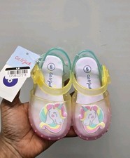 Cat Jack Toddler Girls Multicolor Lainey Unocorn Jelly Sandal Shoes Size 6