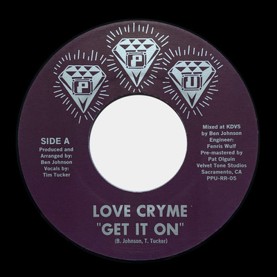 LOVE CRYME ''Get It On / Fffreak'' PPU SYNTH BOOGIE FUNK REISSUE 7''