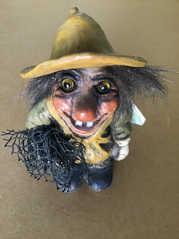Vintage Norway Sailor Fosse Troll Complete With Original Tag!