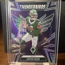 2025 Panini Phoenix - Thunderbirds Justin Fields #40 Silver Mojo /75