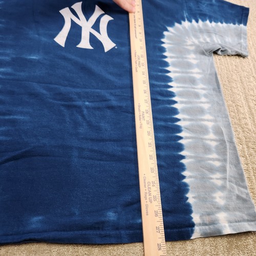 Camisa De Colección Azul Líquido Hombres XL New York Yankees Derek Jeter Tie Dye Y2K Azul - Imagen 5 de 9
