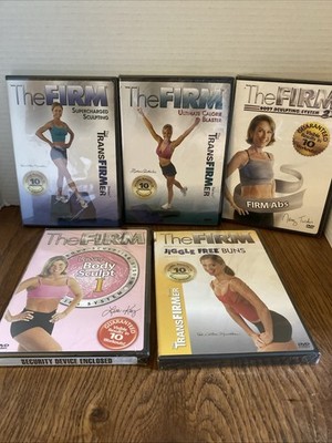 The Firm Workout (5 DVD Lot) TransFIRMer -JIGGLE FREE-Body Sculpt Various SEALED