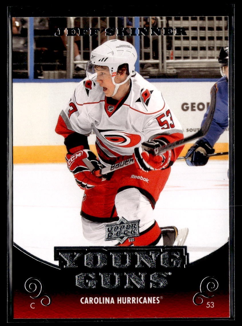 2010-11 Upper Deck Series 1 Young Guns #211 Jeff Skinner Rookie RC