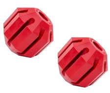 KONG Stuff-A-Ball - Durable, Natural Rubber Chew Toy for Large 2-Pack , Red