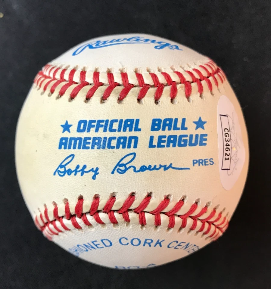 Jim 'Catfish' Hunter Signed Baseball JSA AUTO HOF '87 Athletics/Yankees #27 MLB! - Image 4 of 4