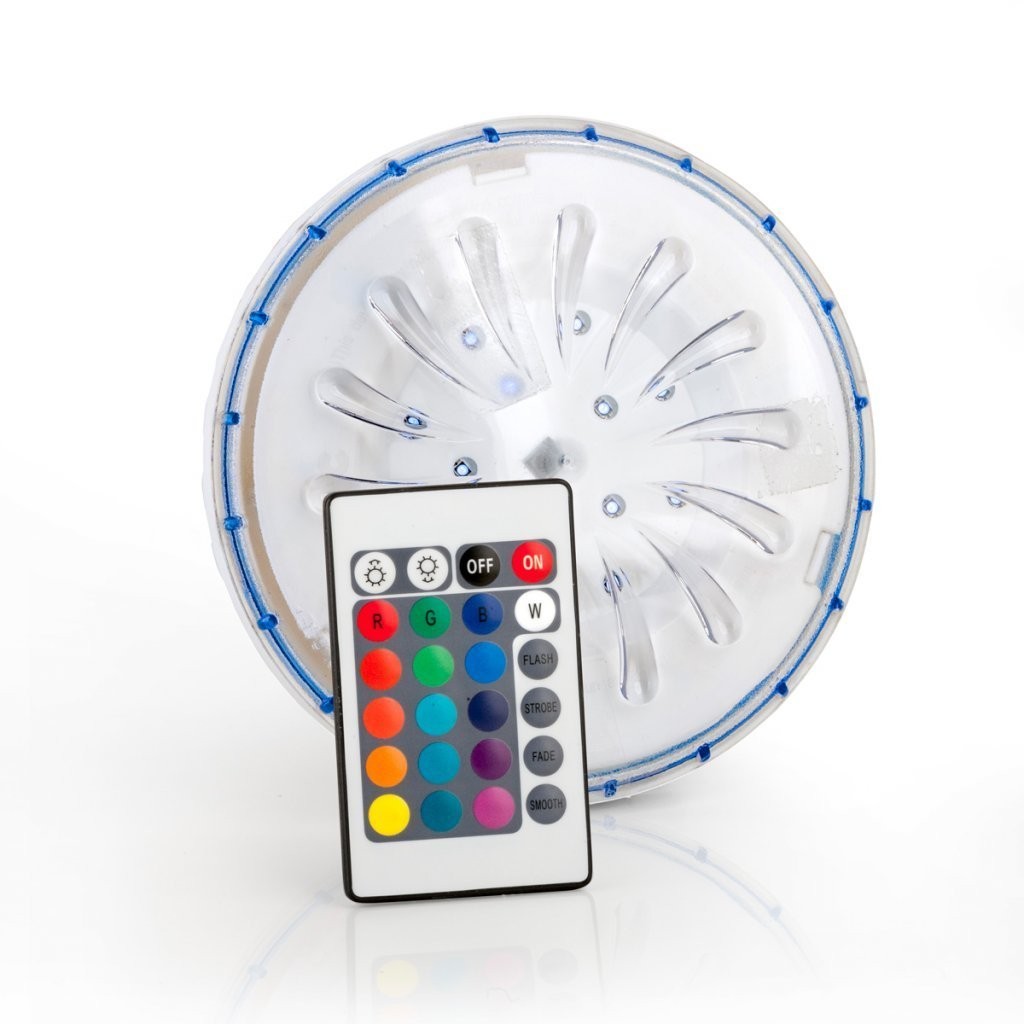 Gre Foco LED Multicolor para la Piscina Fuera Terra Con Mando a Distancia