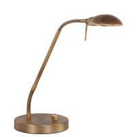 Tischleuchte Tischlampe Dimmbar Led Nachttischleuchte Leselampe Bronze Beweglich