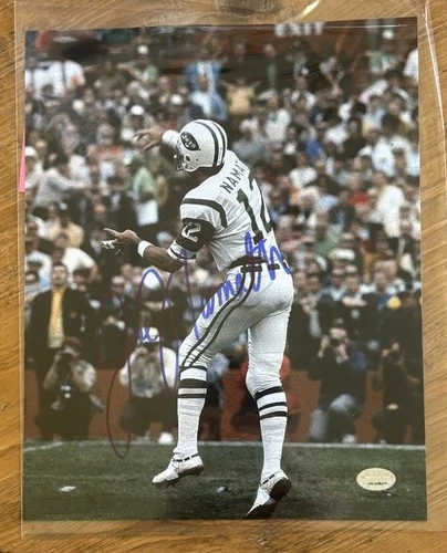 Joe Namath New York Jets Autographed 8x10 Action Photo With GTSM COA