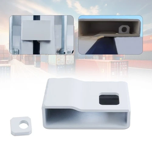 Shipping Container Lock Box secures you pad lock Solid & Safe Bolt ON or Weld ON