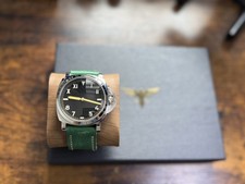  California Dial Watch Swiss made ETA 6498 Movement handmade - strap