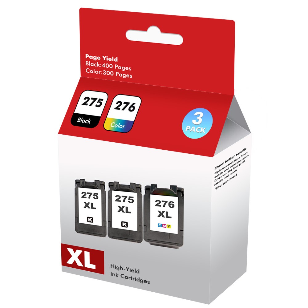 PG-275XL CL-276XL Ink For Canon 275 276 Pixma TR4722 TR4720 TS3722 TS3522 LOT