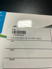 LSI SAS 9201-16i 16-Port HBA LSI00244 6Gb/s PCIe