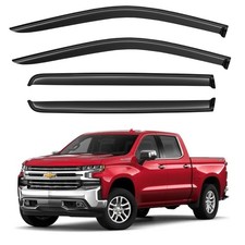 Window Visors Rain Guards for 2019-2026 Chevy Silverado/GMC Sierra 1500 Crew ...