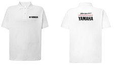 polo t-shirt t shirt maglia maglietta yamaha s m l xl 2xl 3xl nera bianca