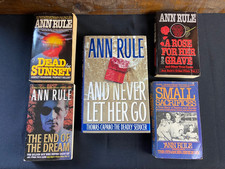 Ann Rule LOT of 5 Books - True Crime Romance Novels PB