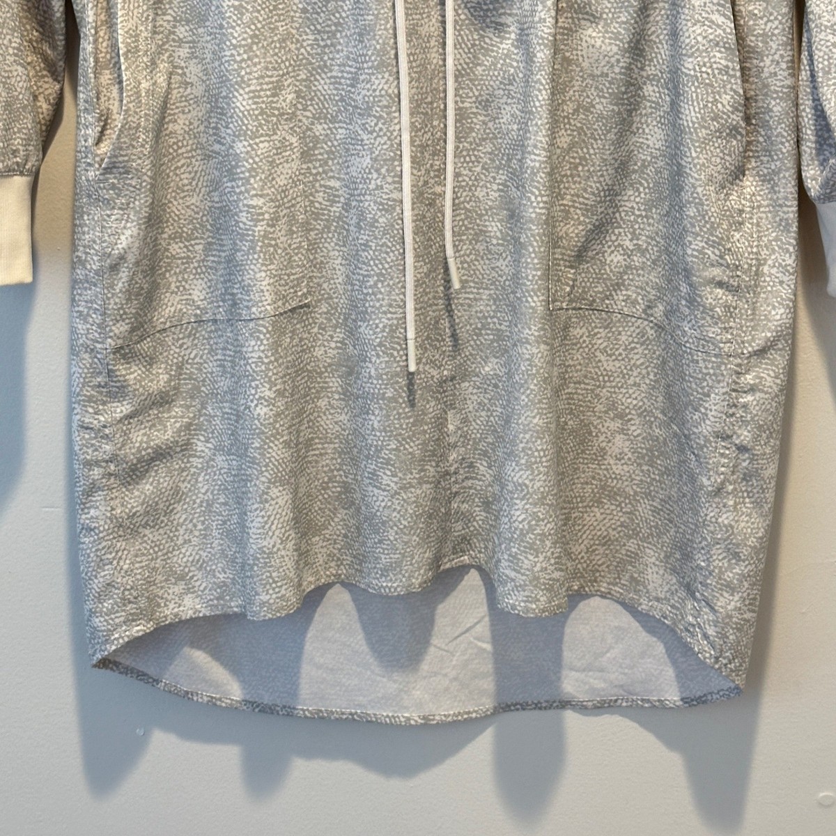 athleta zuma shirt dress Athleta Zuma Shirt Dress Womens Small Snake Print Long Sleeve Athleisure  Travel
