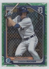 2024 Bowman Chrome Prospects Lunar Glow Refractor Carson Rucker #BCP-65 00gy