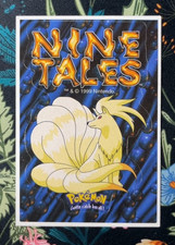 Vintage 1999 Pokémon Ninetales Vending Machine Sticker Card A&A Made in USA