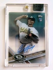 JHAREL COTTON Uncirculated Rookie Autograph Card 2017 Topps Clearly Authentic