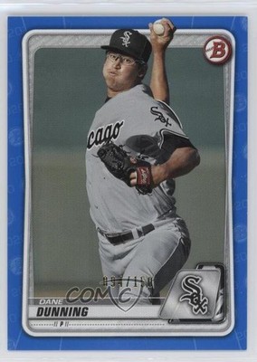 2020 Bowman Prospects Blue 94/150 Dane Dunning #BP-92 sh7