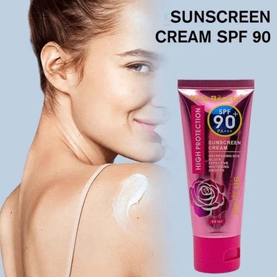 1 x Sunscream Cream Sunblock Kiss Beauty Original SPF90 + 60ml