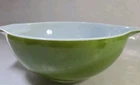 Vintage MCM Pyrex Cinderella Avocado Verde Green 444 Nesting Mixing Bowl 4 Qt