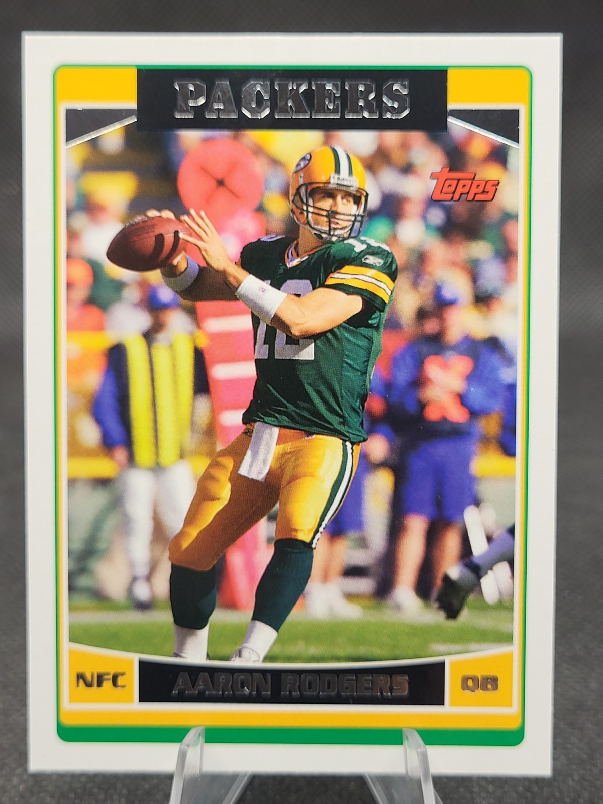 2006 Topps Football, Aaron Rodgers SECOND YEAR #84, Packers