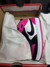 NEW Nike Court Borough Mid 2 PSV Fierce Pink Black Youth Size 3- HV0935-100