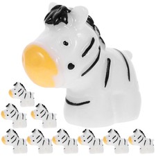 24 Pcs Car Interior Accessories Decoration Animal Zebra Art Figurine