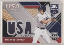 2020 Panini Elite Extra Edition USA Baseball Material Black Tyler Soderstrom 0j6