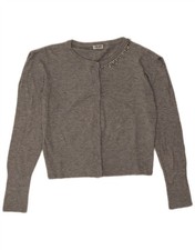 Liu Jo Womens Crop Cardigan Sweater UK 12 Med...