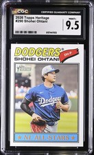 2026 Topps Heritage #290c Shohei Ohtani Image Variation SP CGC 9.5