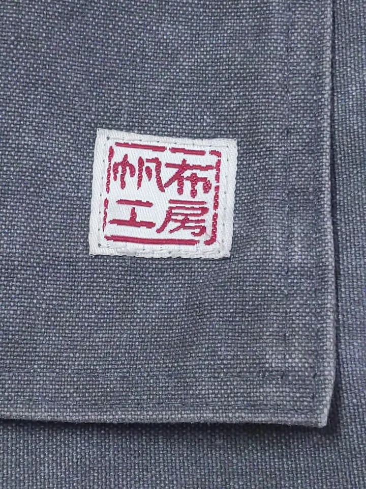 Bandolera Bandolera de Lona Encerada Gris 11" Lona Taller DEFECTO Foto 3 de 4