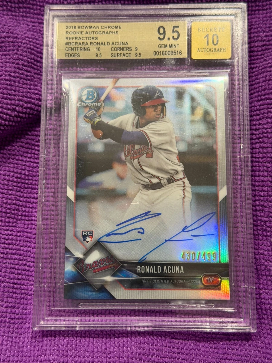 Topps Baseball 2018 Season Ronald Acuña Jr. Sports Trading Cards