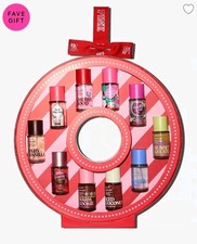 VICTORIA'S SECRET 10-Piece Body Mist Mini Wreath Holiday Fragrance Gift Set