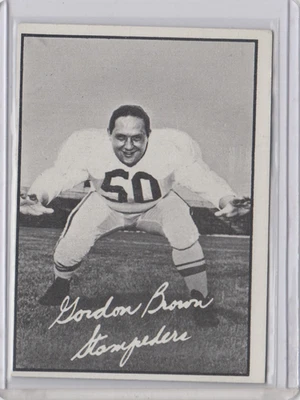 1961 Topps CFL #17 Gordon Brown Ex-Mint Set Break - Photo 1/2