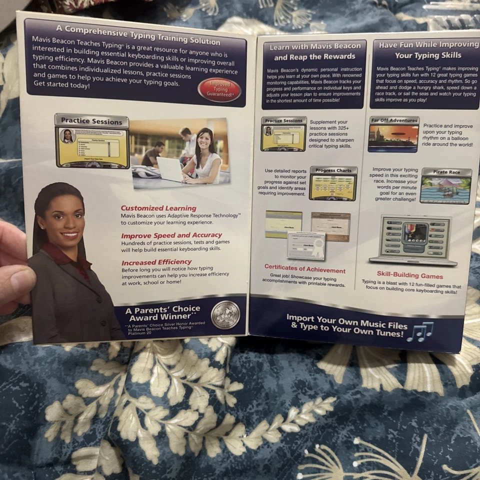 Mavis Beacon Teaches Typing Deluxe V20 (PC/Mac) *New,Sealed* - Image 3 of 4